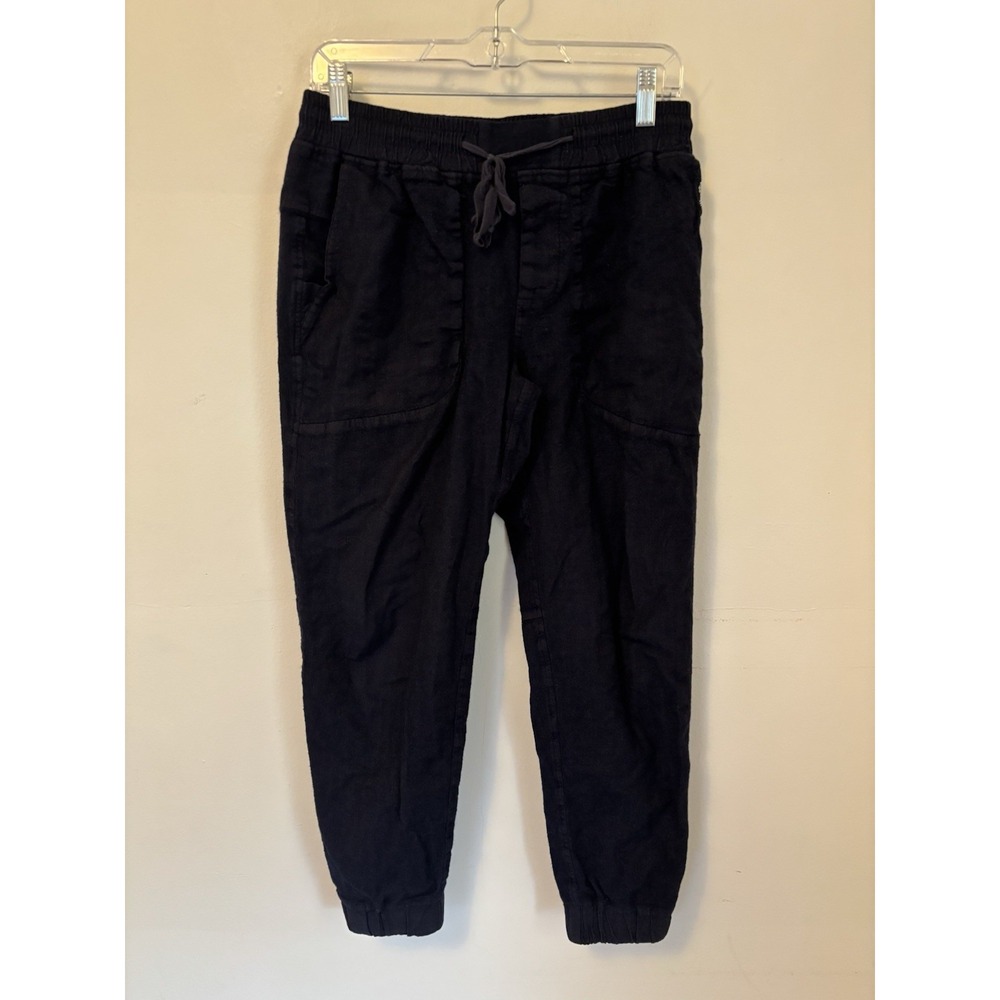 Woolly Men's Joggers Stretch Merino Wool Cotton Navy Small Pants